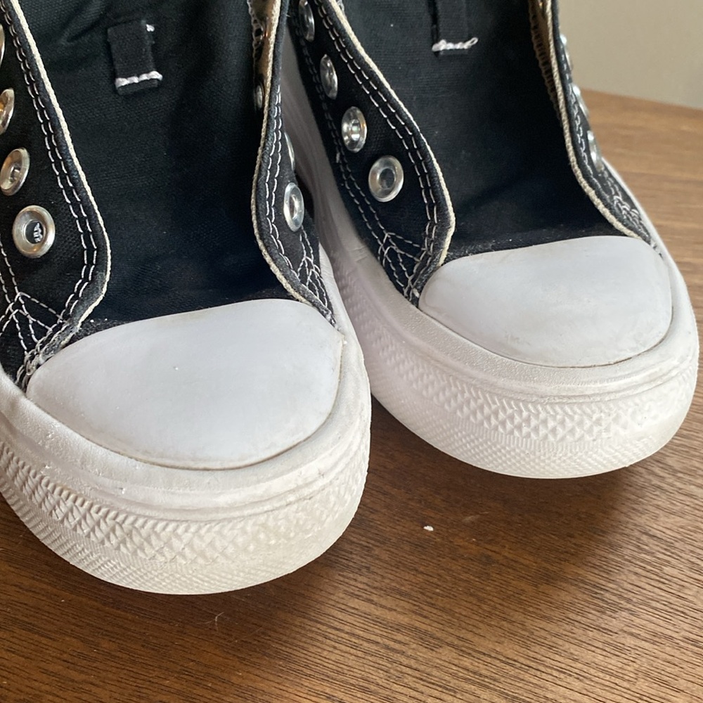 Converse All Star Chuck Taylor Move Black Platform High Tops Sneakers, Women’s 5 - Picture 2 of 16
